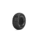 CR-UPHILL 1.0 - Kompletní 1/18 a 1/24 crawler kola s černými disky pro 7mm hex, 2 ks