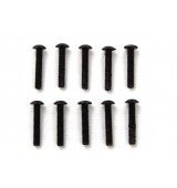 M3x16mm imbus šroub s půlkulatou hlavou, 10 ks. - S10