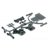 Zadní domek převodovky a držák zadních ramen - S10 Twister - 1/10 2WD Buggy
