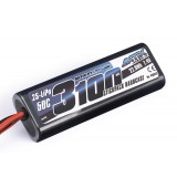ANTIX by LRP 3100mAh - 7.4V - 50C LiPo Car Stickpack Hardcase - Tamiya konektor