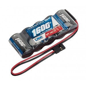 LRP XTEC RX-pack Straight 2/3A NiMH - JR - 6.0V - 1600mAh