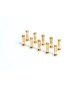 4mm/G4 Gold Works Team/zlaté konektory, 18mm, 10ks.