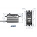 MIBO Drift King Alu Black Programmable (RWD Drift Spec/33.0kg/8.4V) Brushless Servo