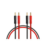 Napájecí kabel 50cm se 4mm banánky