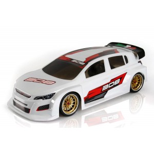 Karoserie čirá Mon-Tech 308 TCR 2.0 RX FWD/RALLY 1/10 (190 mm)