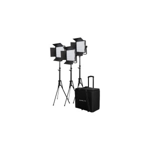 Kit Nanlite 3 light kit 600DSA w/Trolley Case & Light Stand
