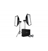 Nanlite FS-150 Sada 2 LED svetel se stojany a softboxy