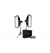 Nanlite FS-200 Sada 2 LED svetel se stojany a softboxy