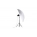 Nanlite Deštník Silver Shallow 180cm