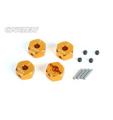 CARTEN 12mm hliníkové unašeče kole 7mm, 4 ks.