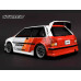 CARTEN STARLET 1/10 M-Chassis 225mm lexanová karoserie
