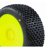 H-BLOCK V2 BUGGY C2 (SOFT) nalepené gumy, žluté disky (2 ks.)
