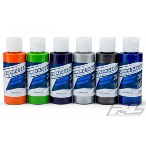 Pro-Line sada barev pro Airbrusch (6 ks. po 60ml)