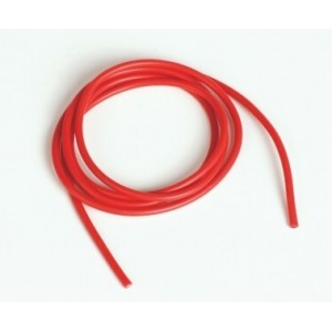 Silikonový kabel 1,6qmm, 15AWG, 2x1metr, černý a červený