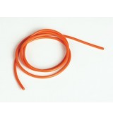 Silikonový kabel 3,3qmm, 12AWG, 1metr, oranžový