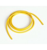 Silikonový kabel 3,3qmm, 12AWG, 1metr, žlutý