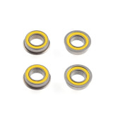 Ultra kuličkové ložiska 5x9x3mm s límcem, (4 ks.)