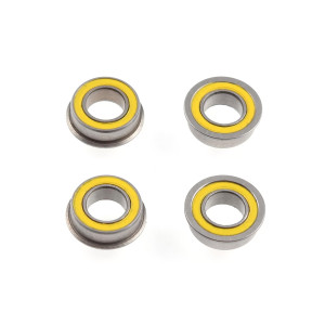 Ultra kuličkové ložiska 5x9x3mm s límcem, (4 ks.)