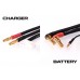 2S černý nabíjecí kabel G4/G5 - dlouhý 60cm - (4mm, 7-pin PQ)