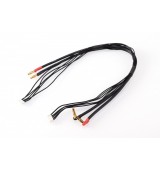 4S černý nabíjecí kabel G4/G5-4S/XH - krátký 400mm - (4mm, 5-pin EH)