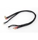 4S černý nabíjecí kabel G4/G5-4S/XH - krátký 400mm - (4mm, 7-pin PQ)