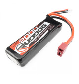 RUDDOG 2000mAh 30C 7.4V LiPo Pack s T-DYN