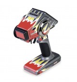 Nálepky pro X-8E HoTT, červeno/žluté nálepky