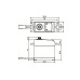SC-1201MG Digitální servo (25kg-0,16s/60°)