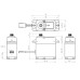 SW-1212SG+ WATERPROOF HiVolt Digitální servo (46kg-0,11s/60°)