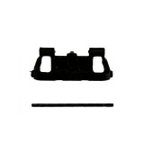 Panzer III/StuG III/Panzer IV plastový náhradní člen pásu, včetně trnu