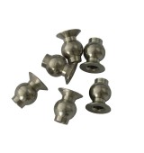 7mm kuličky do kloubků s oboustraným límcem, 6 ks.