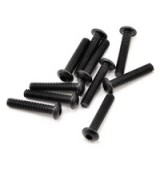 SWORKz ocelový Inbusový šroub s čočkovitou hlavou, M3x15mm, 10 ks.