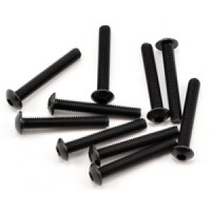 SWORKz ocelový Inbusový šroub s čočkovitou hlavou M3x20mm, 10 ks.