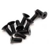 SWORKz ocelový Inbusový šroub s zápustnou hlavou, M3x8mm, 10 ks.