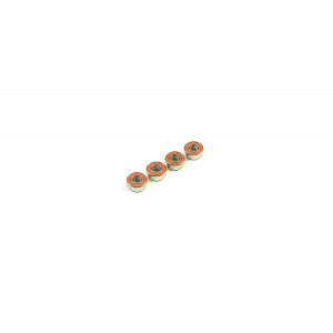 SWORKz kuličkové ložiska s červenou gum. prachovkou 5x11x4mm, 4 ks.
