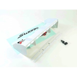 SWORKz 1/8 Off Road PRO SPEED 2.0 zadní spojler, bílý, 1 ks.