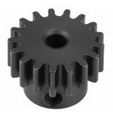SWORKz ocelový motorvý pastorek 16 zubů, Modul M1.0 , 5mm motorová hřídel