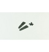 SWORKz uhlíková vzpěra horní předního ramena, 1,0mm, včetně šroubů, 2 ks.