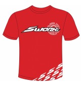 SWORKz Original červené T-Shirt velikost 4XL