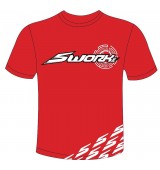 SWORKz Original červené T-Shirt velikost S