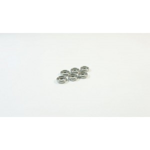 SWORKz Competition Professional kuličkové ložiska 10x15x4mm, kovové prachovky, 6 ks.