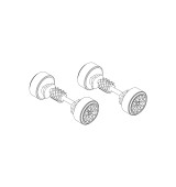 Turbo Racing set zadních kol drift 2ks