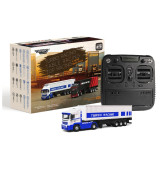1/76 C50 RC kamion s přívěsem RTR (bílá)