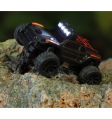 Turbo Racing 1/76 Off-Road RC Car RTR (černá s oranžovým pruhem)