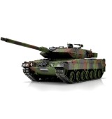 TORRO tank PRO 1/16 RC Leopard 2A6 kamufláž - Airsoft BB kouř z hlavně
