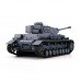 TORRO tank 1/16 RC PzKpfw IV provedení F2 šedá kamufláž - BB Airsoft+IR (kovové pásy)