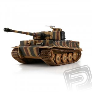TORRO tank 1/16 RC Tiger I Late Vers. kamufláž - infra