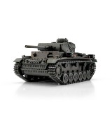 TORRO tank PRO 1/16 RC PzKpfw III provedení L šedá kamufláž - BB Airsoft