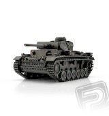TORRO tank PRO 1/16 RC PzKpfw III Ausf. L šedý - infra