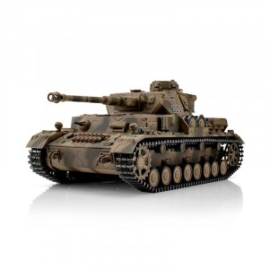 TORRO tank PRO 1/16 RC PzKpfw IV provedení G vícebarevná kamufláž - BB Airsoft